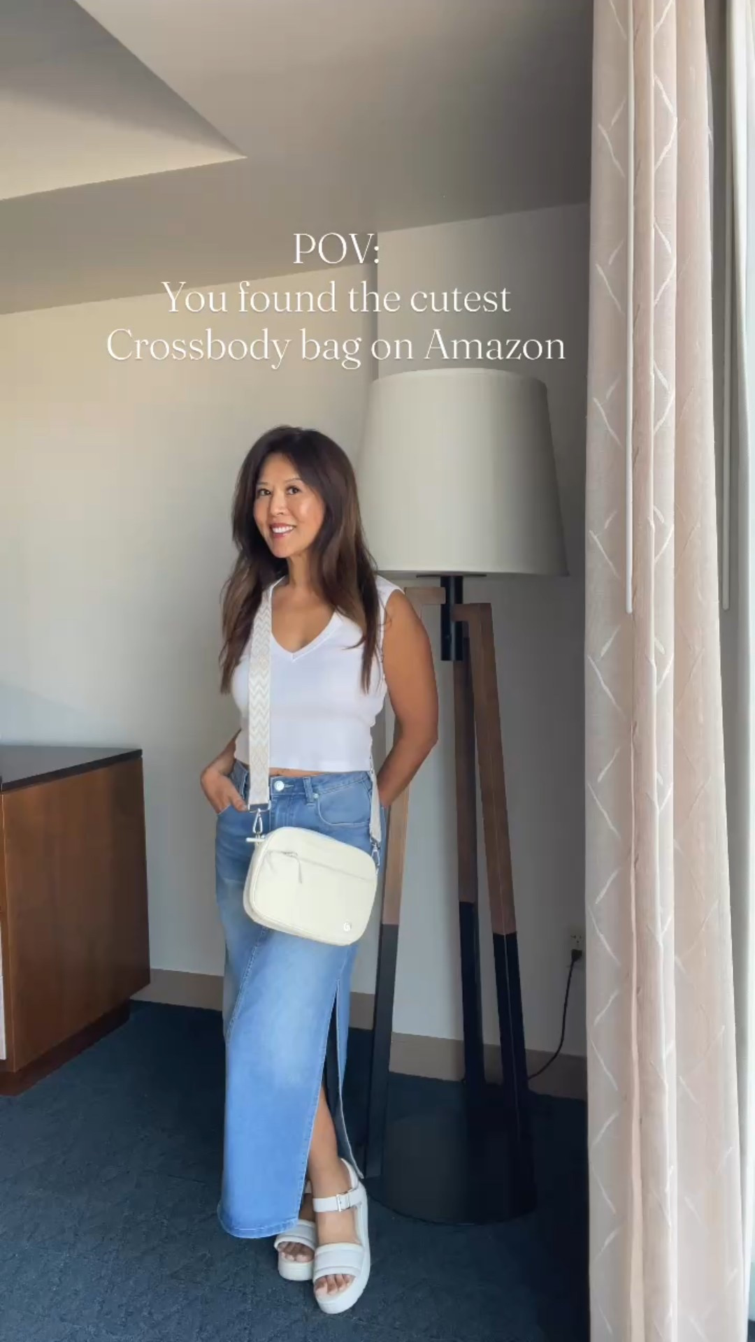Beautiful ivory crossbody puffy bag, great for traveling or running errands.  Amazon finds. Over 50% off till 10/19 midnight

#LTKFindsUnder50 #LTKStyleTip #LTKSaleAlert