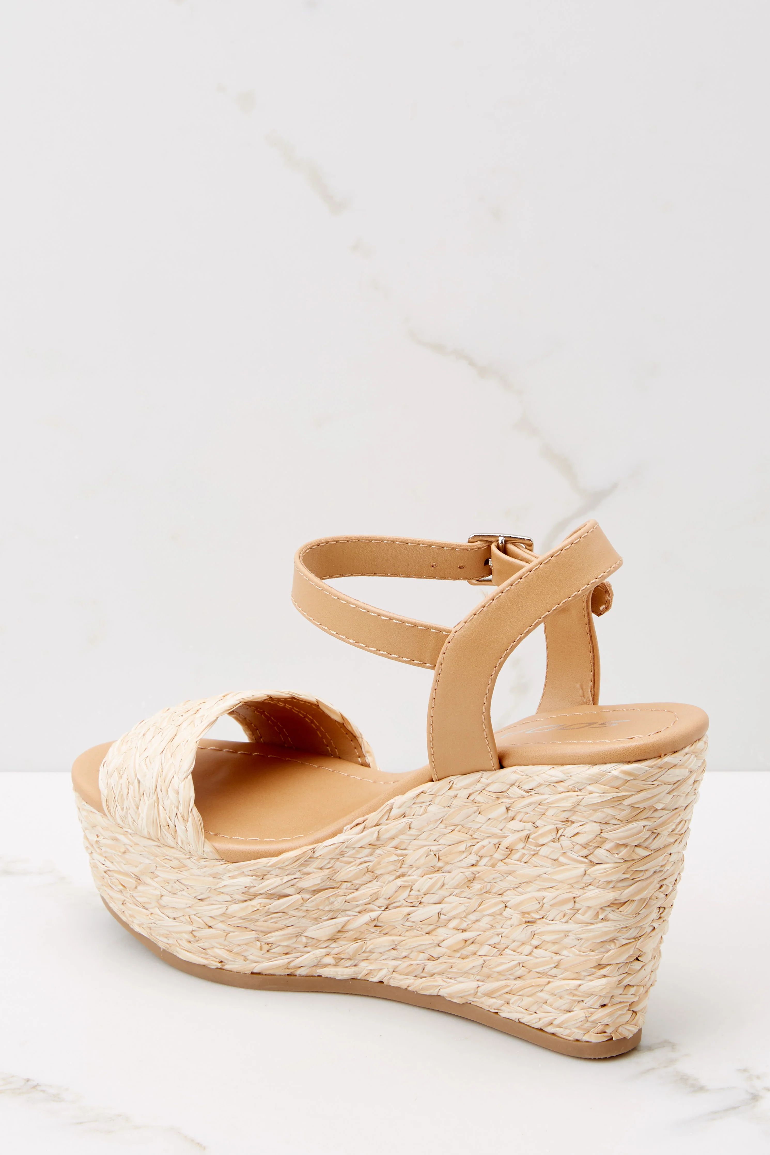 Total Appeal Natural Wedges | Red Dress 