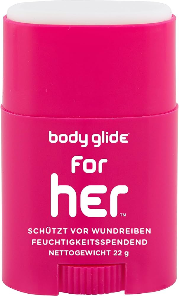 BODY GLIDE "for her" Anti-Wundreib-Stick \u2013 Wirksamer Schutz vor Wundreibung und Blasen. Lang... | Amazon (DE)