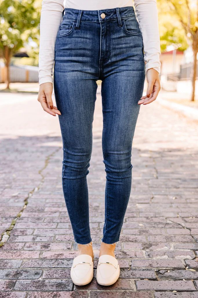 Find Your Place Dark Wash Skinny Jeans | The Mint Julep Boutique