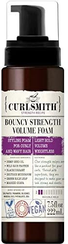 Bouncy volume foam, styling foam for curly and wavy hair, light hold (222 ml (1 pack)) | Amazon (DE)