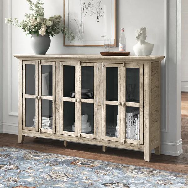 Claire 70" Wide Acacia Wood Sideboard | Wayfair North America