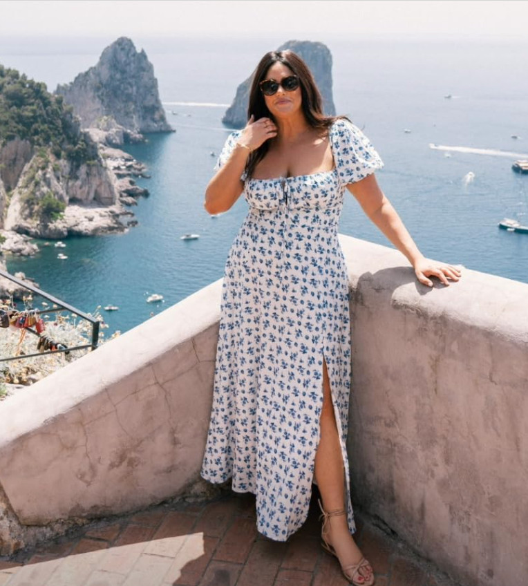 This is one of my favorite dresses for the spring or for a dreamy vacation. I am wearing the Dobreva balconette bra underneath. I also will use the Microstitch to stitch my bra straps to my dress.  

 #LTKMidsize #LTKFindsUnder100 #LTKStyleTip