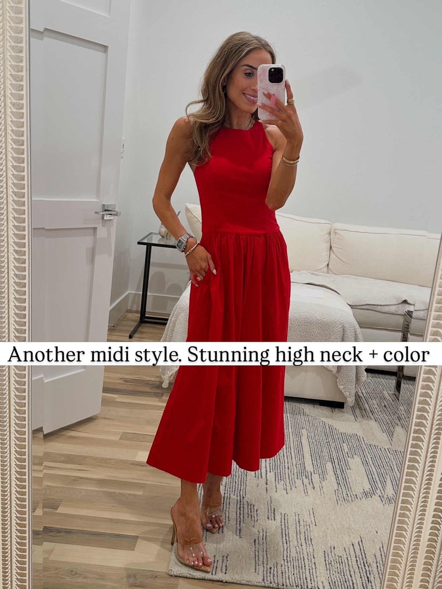 Red midi dress on sale size xxs petite 

#LTKPetite #LTKSaleAlert