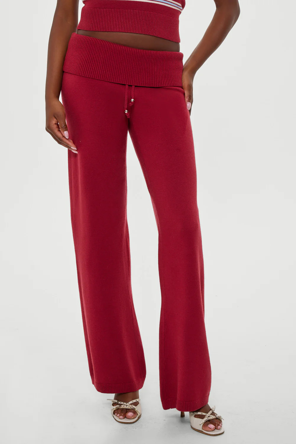 Dawson Knit Fold Over Pants | Frankies Bikinis