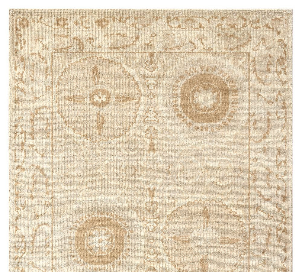 Alanya Suzani Hand-Knotted Wool Rug PinterestFacebookXCopy LinkEmailPrint | Pottery Barn (US)
