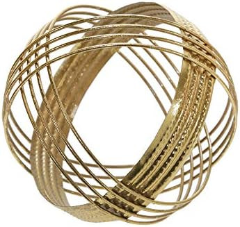 Sagebrook Home 14905-03 Metal 8" Sphere Table Decor, Gold, 8 x 8 x 8 | Amazon (US)