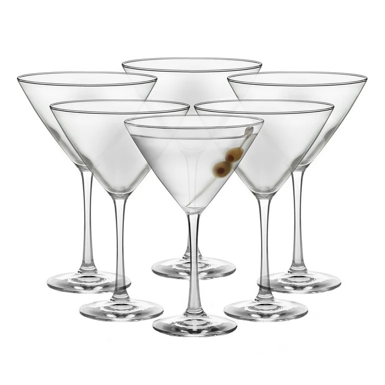 Libbey Vina Martini Glasses, 12-ounce, Set of 6 | Walmart (US)