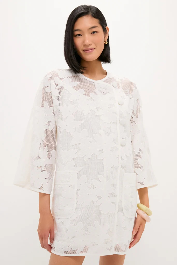 White Floral Lace Sidney Coverup | Tuckernuck (US)