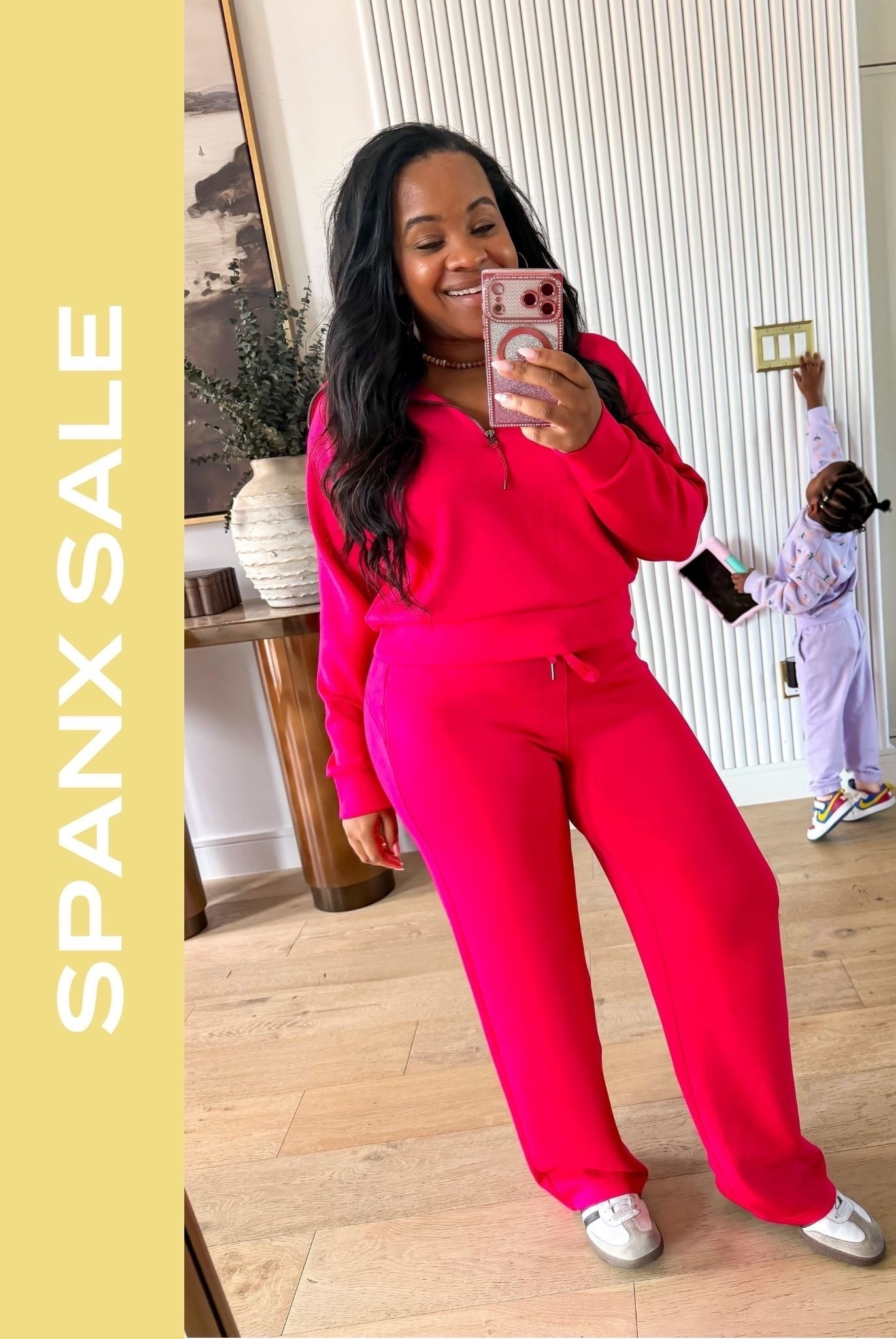 The fuschia Spanx air essentials is $34 each! Use code extra30 🤩

#LTKSaleAlert