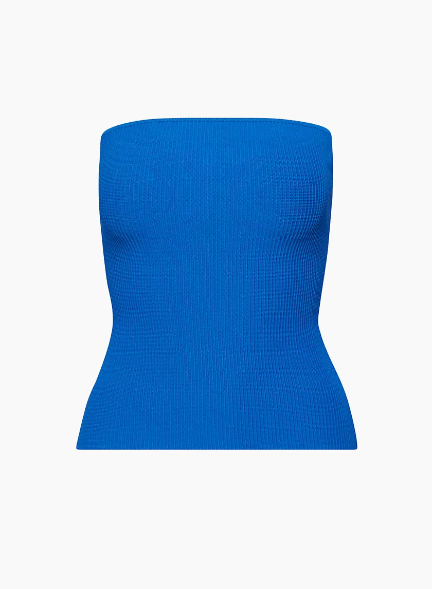 SCULPT KNIT TUBE TOP | Aritzia