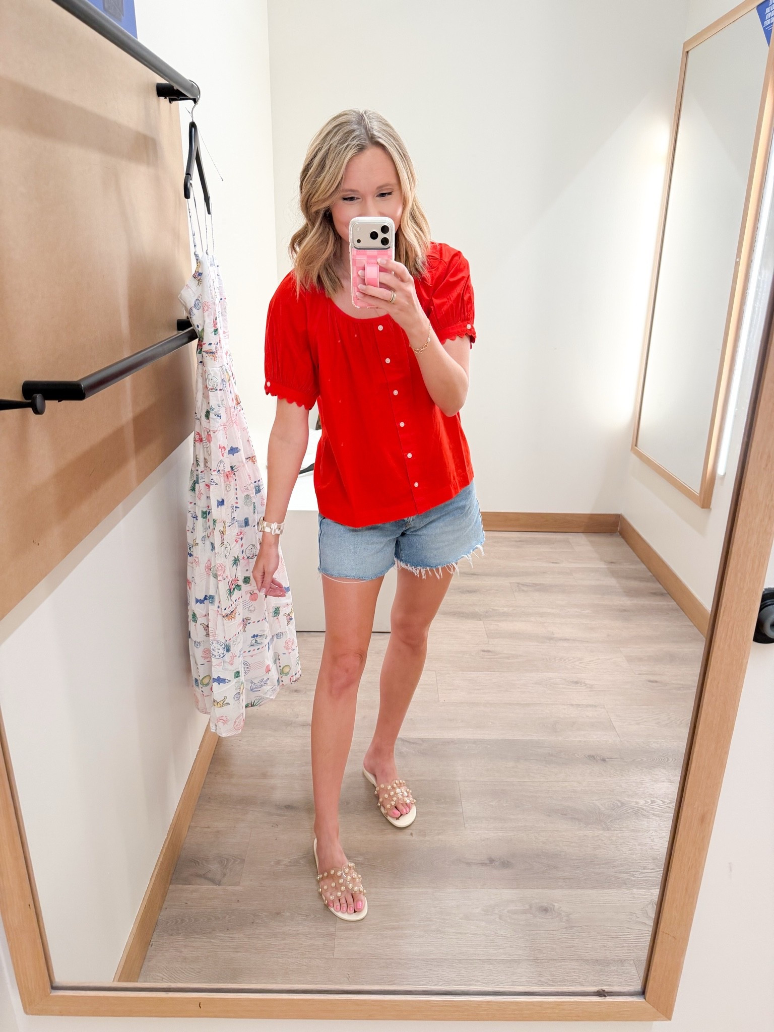 This red J Crew top is so pretty and perfect for summer! Super lightweight and airy!

#LTKootd #LTKSeasonal #LTKmomlife