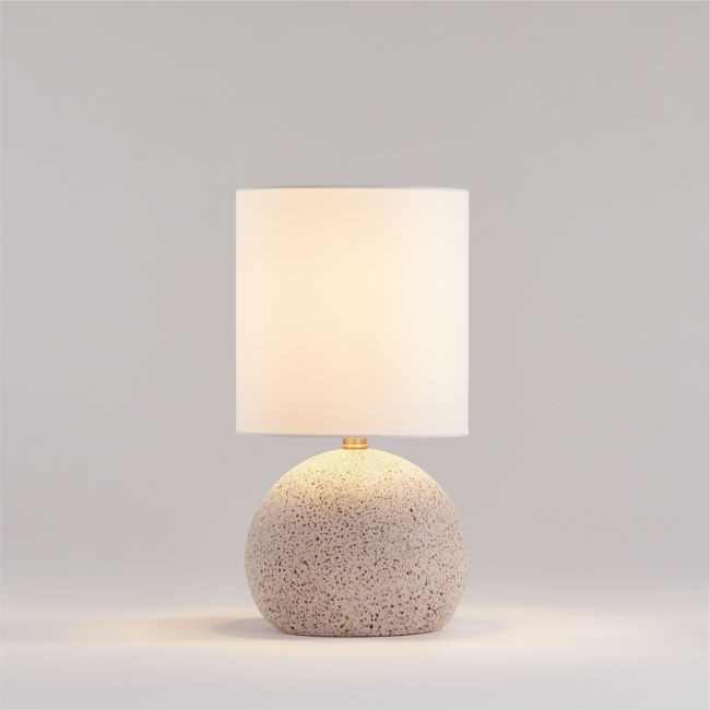 Pink Terrazzo Kids Table Lamp | Crate & Barrel