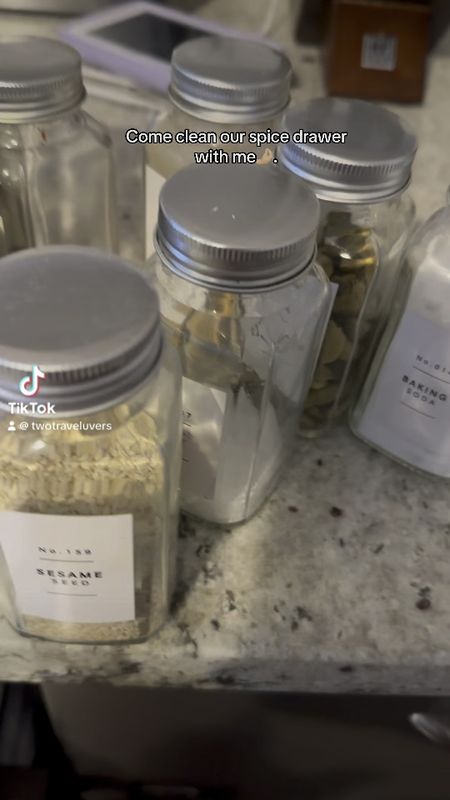 Come clean our spice jar drawer with me #cleaning #kitchenmust #amazonfinds #founditonamazon #kitchenorganization #cleaningmotivation #organizewithme

#LTKhome #LTKVideo
