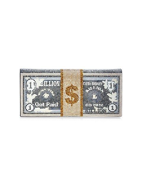 Stack of Cash Billions Crystal Envelope Clutch | Saks Fifth Avenue