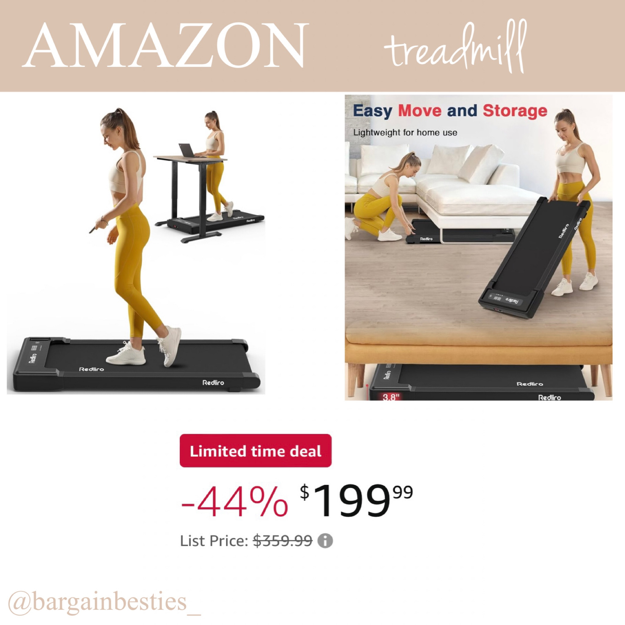 Clicking *buy now* as fast as I can 🤩 portable treadmill !  Can’t beat this deal right now 

#LTKfitness #LTKsalealert #LTKMostLoved