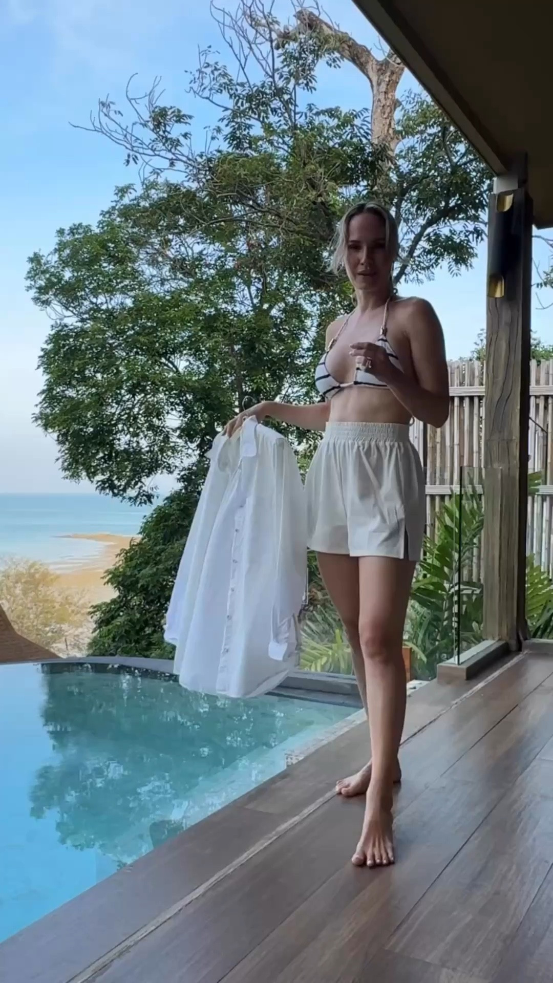 Thailand wardrobe diary 4/7 - A day deep sea fishing.

Musts - a long sleeve coverup. SPF 50, sunglasses, swimwear, hat, proper shoes (no sandals or flip flops) and a lot of patience. 

I have been fishing since I was very young, as soon as I could hold a rod, I was included on the boat.

In Sweden it’s very common to have a family holiday home on an island or in the woods, we were lucky enough to have both and I spent a large chunk of my summers finish with my dad and his uncle. And in the winters you found me on frozen lakes by a hole in the ice fishing pikes with my step dad. 

It’s very common in old families to teach children to hunt, ride, ski and fish. The idea that we would be sitting around pools with fruity cocktails on holiday is just not for us. We were taught to be active, take part and hone our skills. And I would never have it any other way. 

…and lucky that because today I caught my first ever tuna. 2.2Kg and it put up a big enough fight for me to end up with big blisters on my hands. Totally worth it for the fresh tuna sashimi that followed. A once in a lifetime experience and the best sushi I have ever had. 

Do you fish? 

🤍You can find the items I’m wearing in my link in bio, or just comment “link” and I will DM the links to you 🤍

#tessmontgomery #holidaywardrobe #oldmoneylifestyle #aristocracy #thailandoutfit