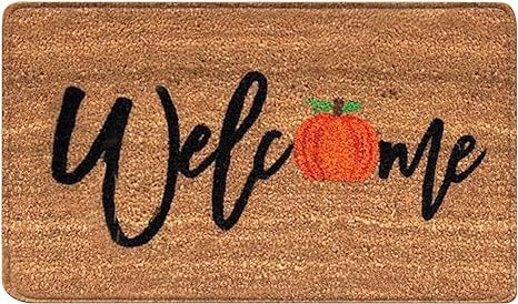 Halloween Decorations Doormat Blanket Welcome Home Pumpkin Colorful Decor Mat Anti-Slip Bottom In... | Amazon (US)
