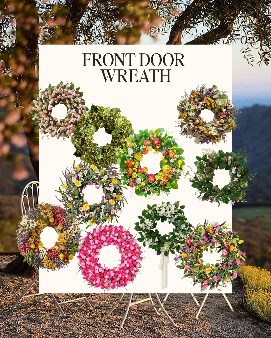 If your front door feels a little uninspired… consider this your sign for a spring refresh 🌸 Your entry sets the tone for your whole home, and a few layered details can make it feel so much more welcoming.

Think a pretty wreath, lanterns for warmth, lush greenery, and a layered rug moment to ground it all. Simple changes… but they make such a big impact.