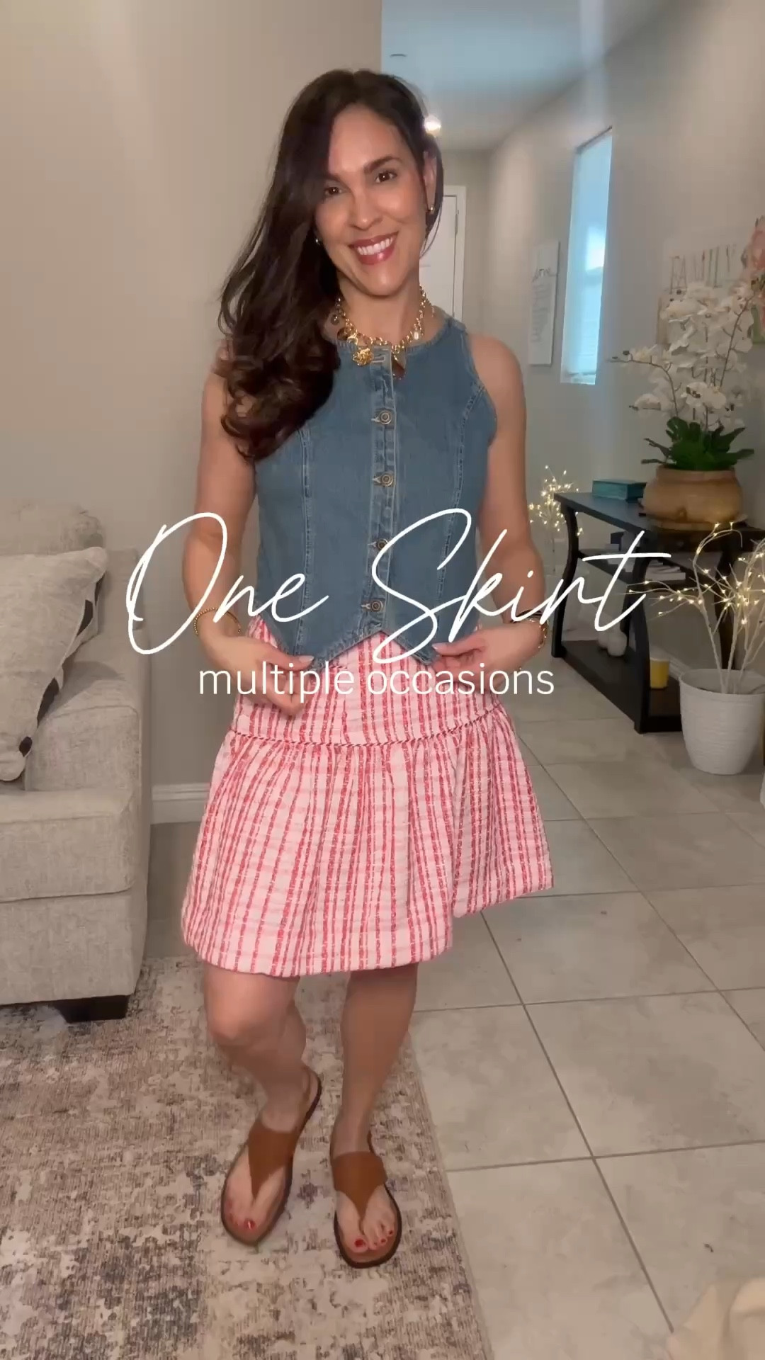 Spring outfits. Multiple ways I styled a tweed skirt. Which one is your favorite look?

#LTKOver40 #LTKootd #LTKSpringSale