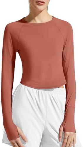 G4Free Women's UPF 50+ Long Sleeve Rash Guard Athletic Shirt | Amazon (US)