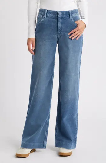 Sam High Waist Wide Leg Corduroy Pants | Nordstrom