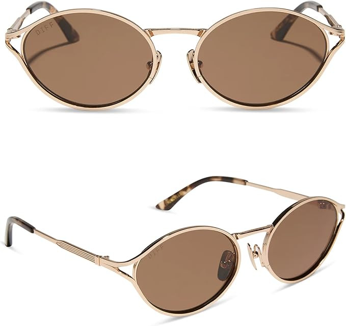 DIFF | Jessie James Decker Limoncello Lightweight Wire Sunglasses for Women UV400 Protection | Amazon (US)