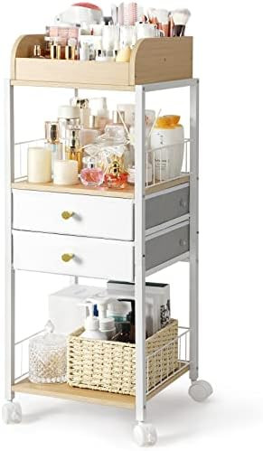 Makeup Organizer, Floor Skincare Organizers, Make Up Organizers and Storage with Drawers, Vanity ... | Amazon (US)