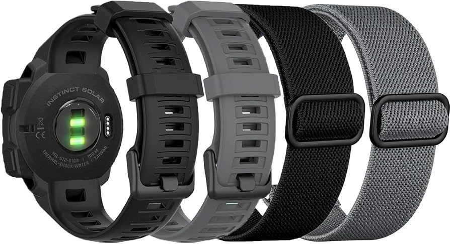 OTOPO Bands for Garmin Instinct 1/ 2 Solar Watch Band, Instinct 3 45mm Soft Nylon and Elastic Nylon Ultra-light Wristband Stretchy Replacement Strap Men Women for Garmin Instinct Tactical/Esports/Solar/Tide | Amazon (CA)