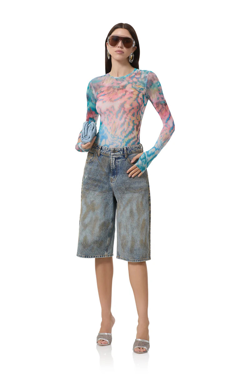 Kaylee Top - Pastel Animal | ShopAFRM