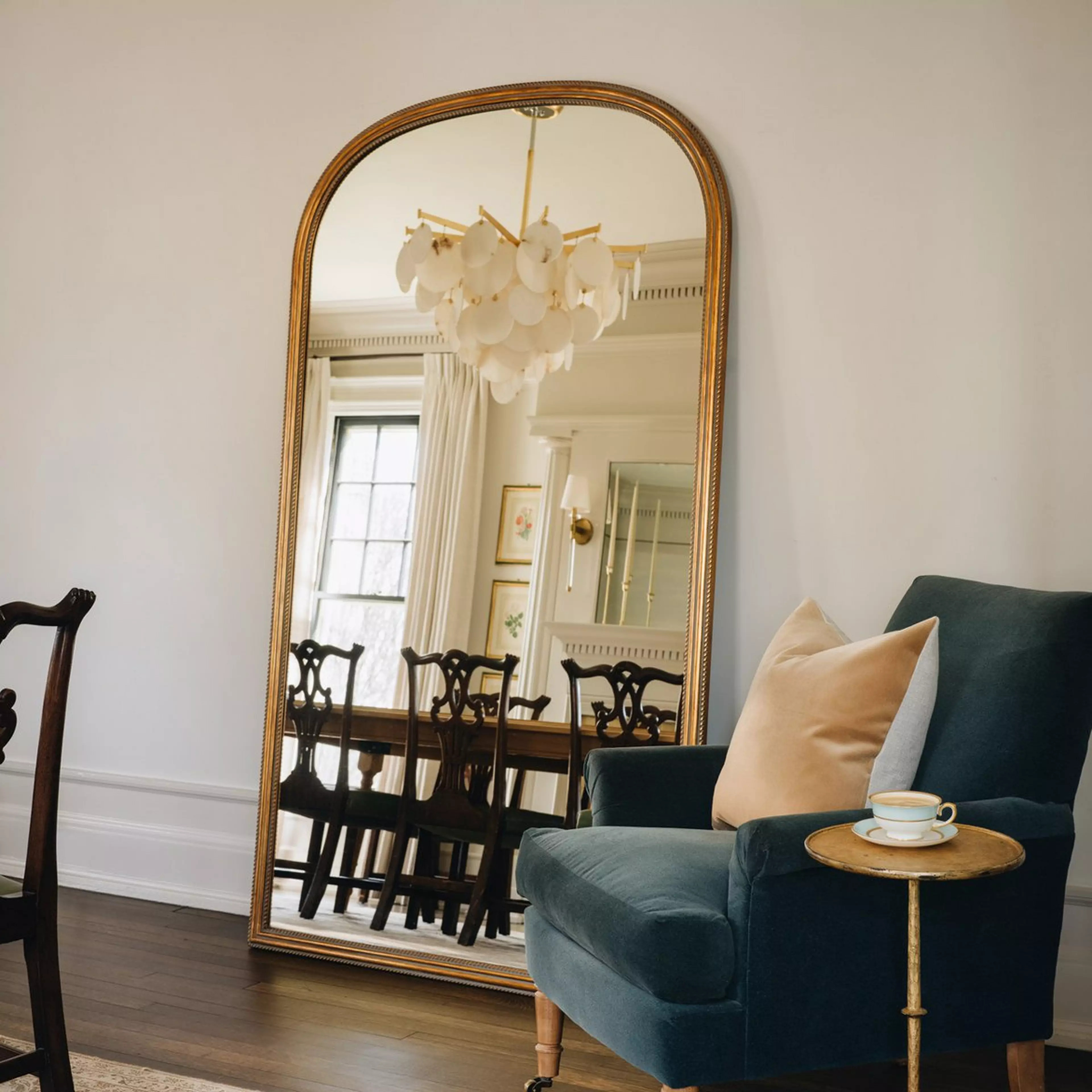 Shaughnessy Floor Mirror | Shades of Light