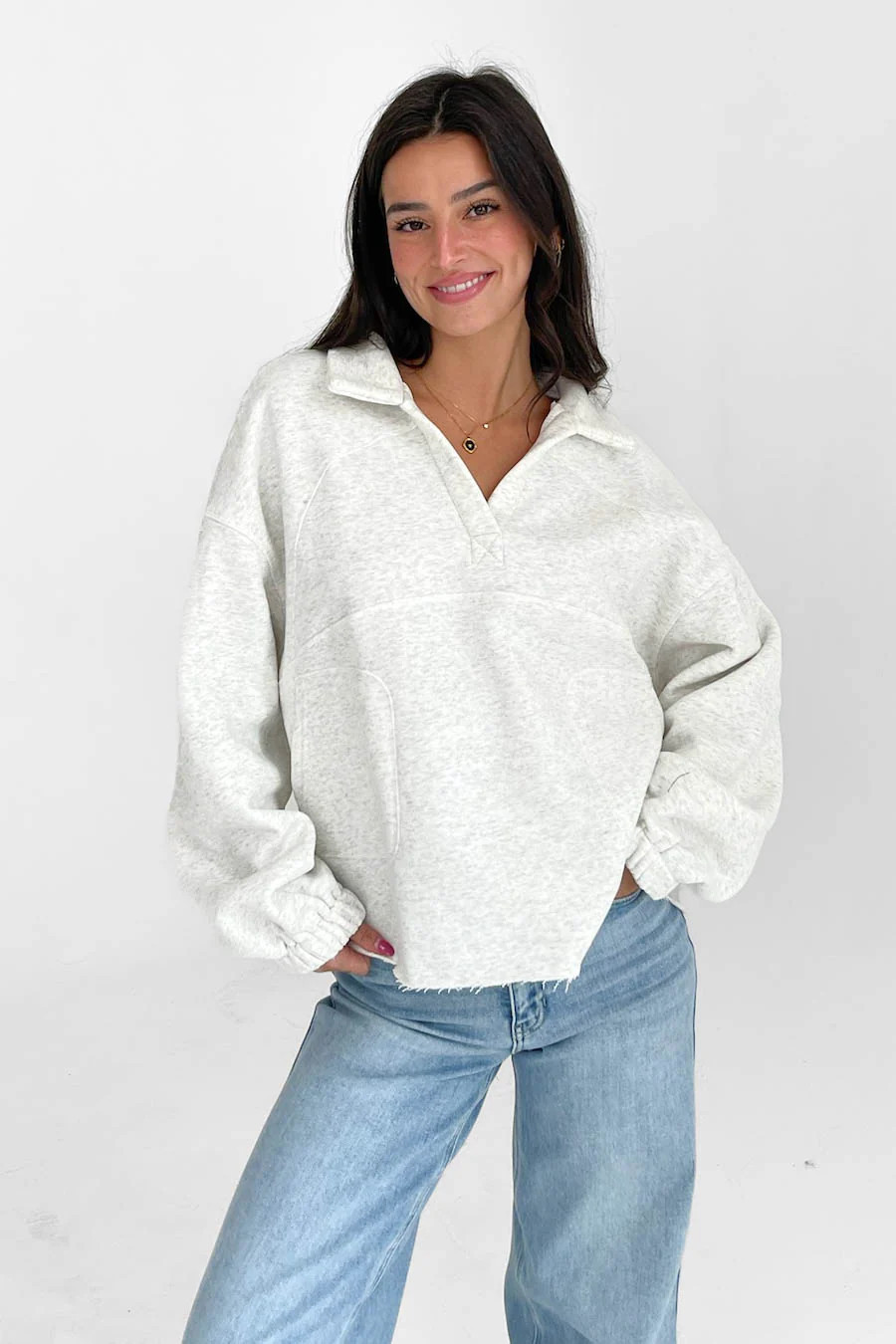 Emerson Pullover | Grey Bandit