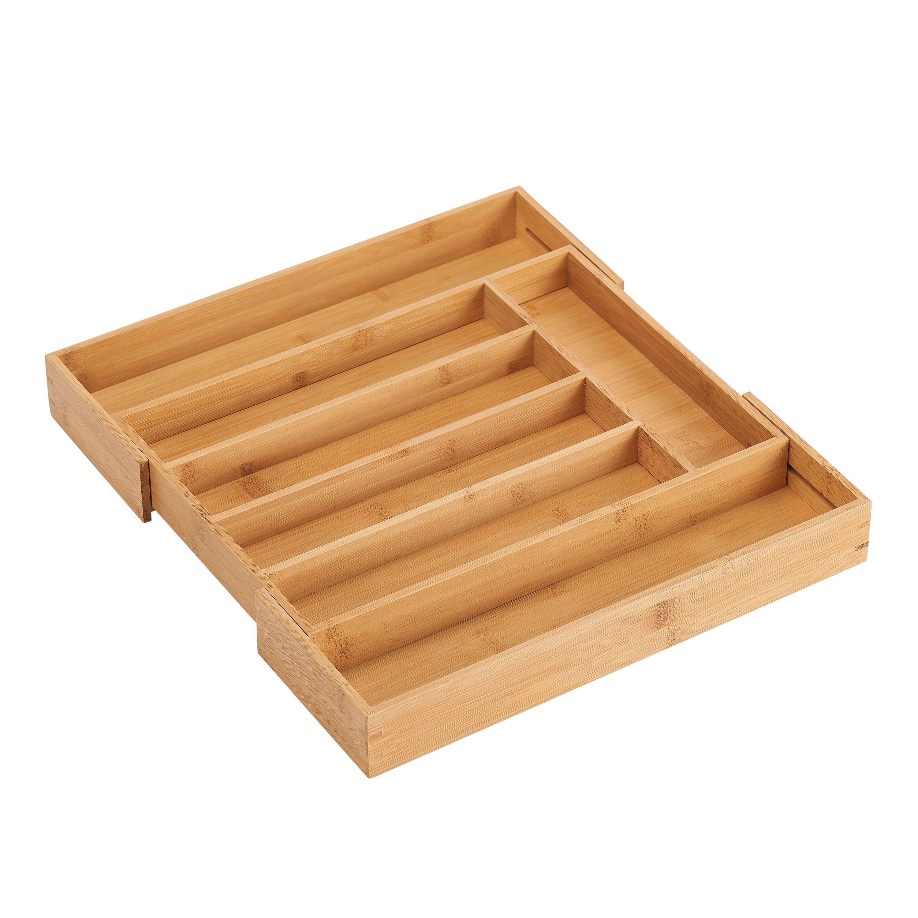 Better Homes & Gardens Expandable Bamboo Utensil and Silverware Organizer | Walmart (US)