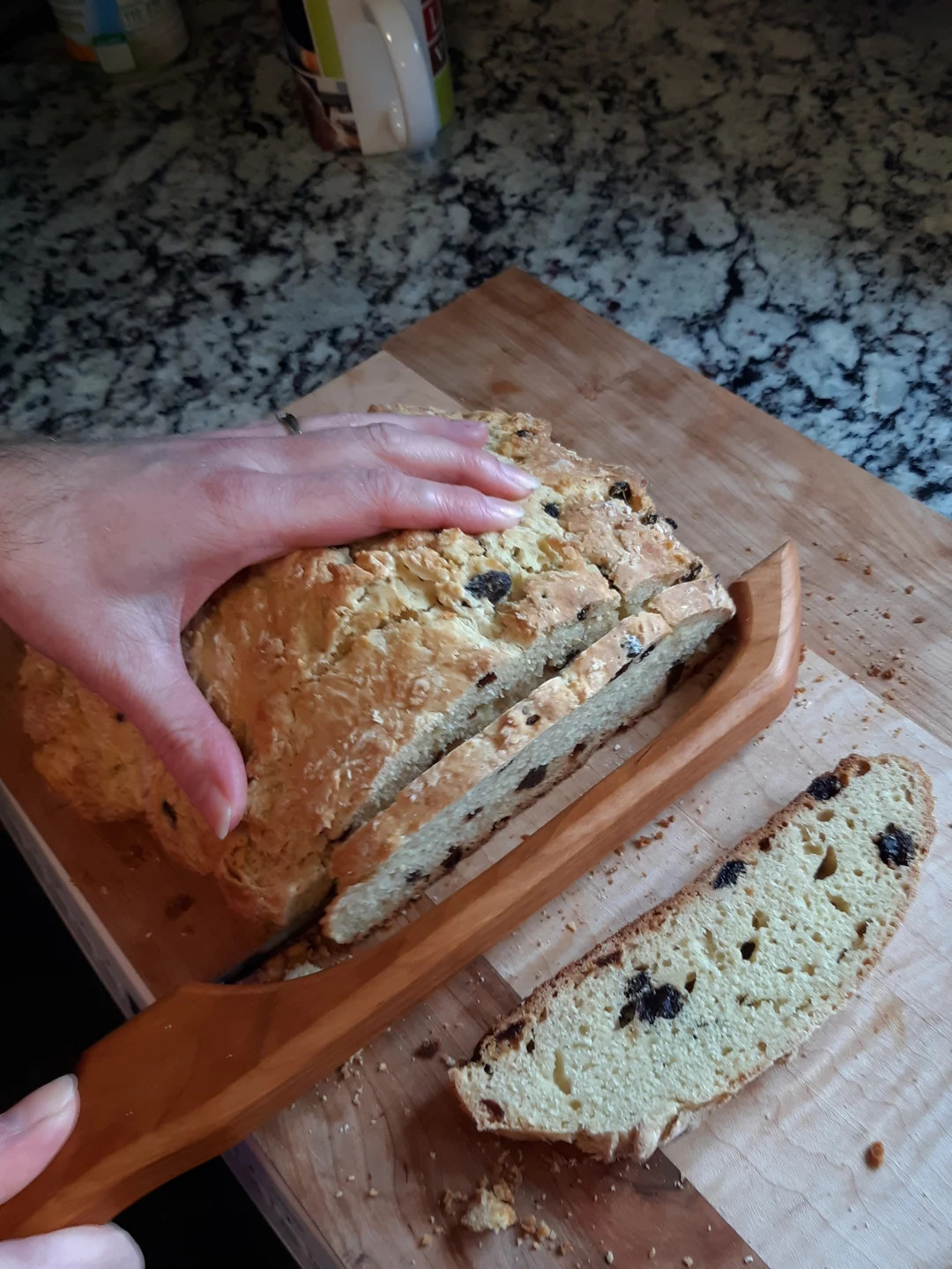 BREAD KNIFE Cherry Walnut Hand Made Wood Wooden Bread Knife, Fiddle Bow Bread Knife, Wood Bread K... | Etsy (US)
