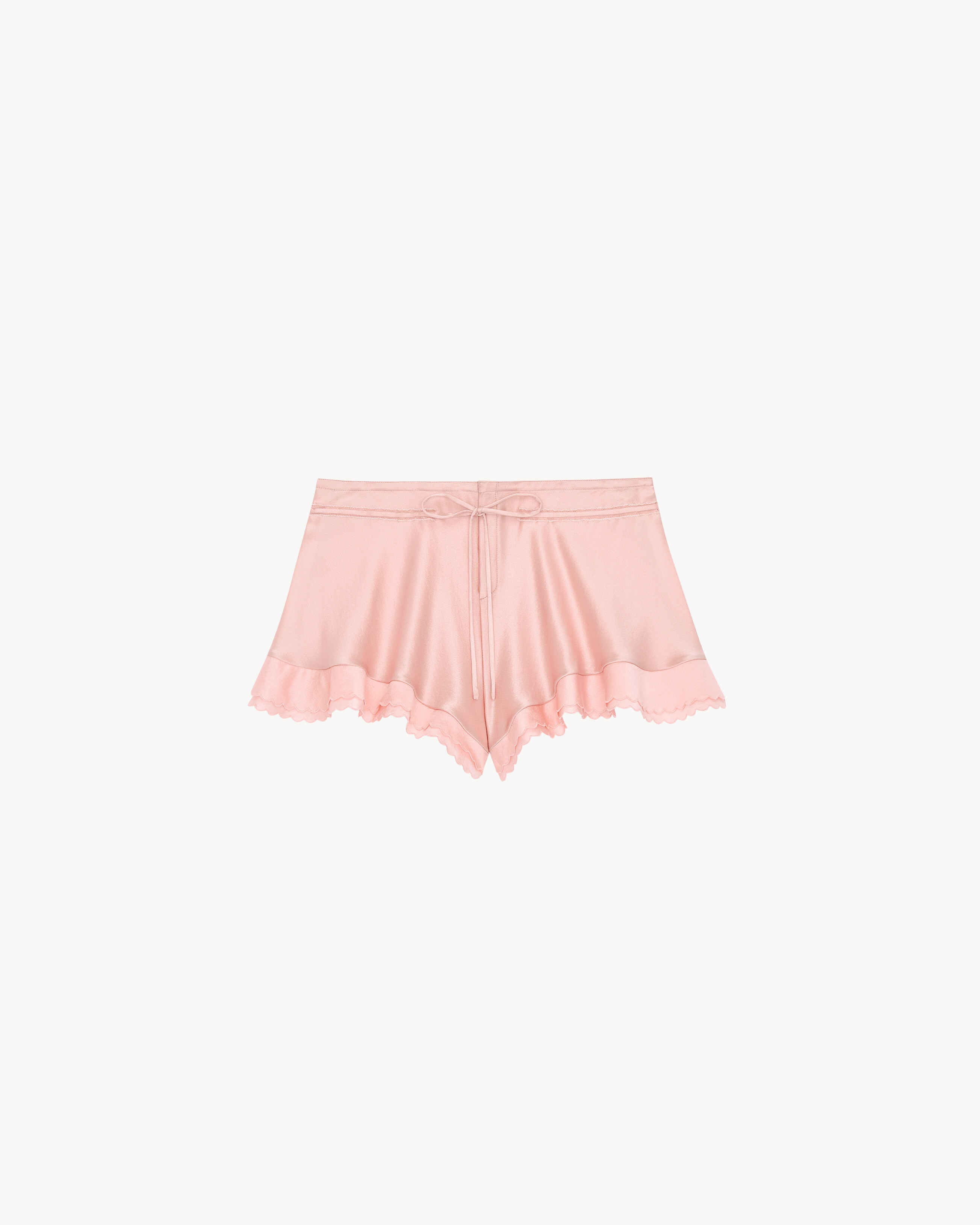 lingerie shorts in silk satin | Saint Laurent Inc. (Global)