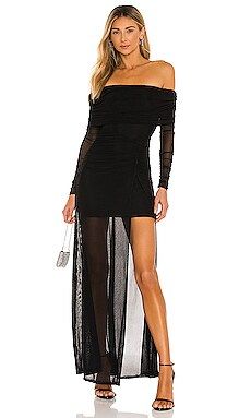 MAJORELLE Hampton Gown in Black from Revolve.com | Revolve Clothing (Global)