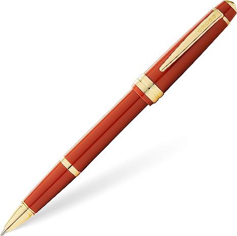 Cross Bailey Light Polished Amber Resin and Gold Tone Rollerball Pen | Amazon (US)