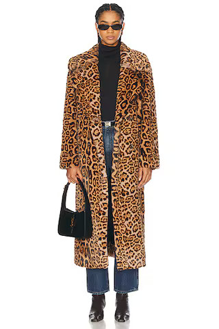 Jetz Cheetah Coat | FWRD 
