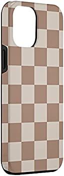 iPhone 12 Pro Max Brown Classic Checkered Big Checkerboard Case | Amazon (US)