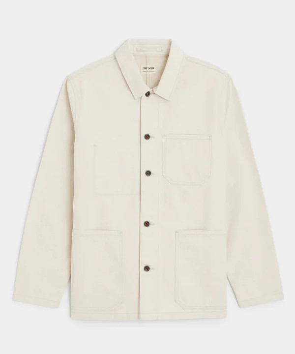 Lightweight Japanese Selvedge Chore Coat | Todd Snyder