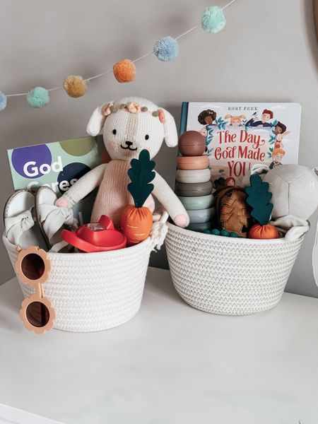 Last minute Easter basket ideas! 
Most can be found on Amazon or at your local Target 
Easter basket
Baby Easter 
Toddler easter
