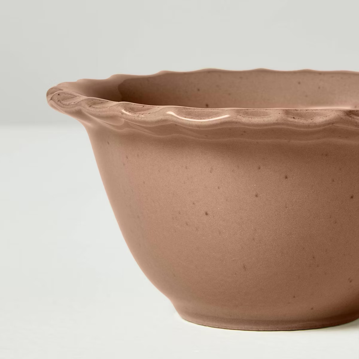 4pc 4oz Stoneware Carved Edge Prep Bowls Brown/Cream/Green/Tan - Hearth & Hand™ with Magnolia | Target