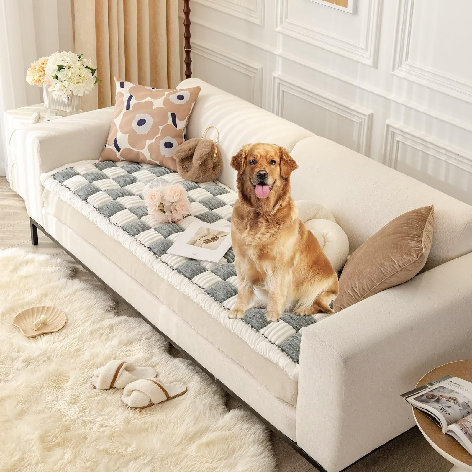 Dog Couch Cover Protector, Dog Couch Coves for Sofa, Couch Cushion for Dogs Washable, Pet Mat Bed... | Amazon (US)