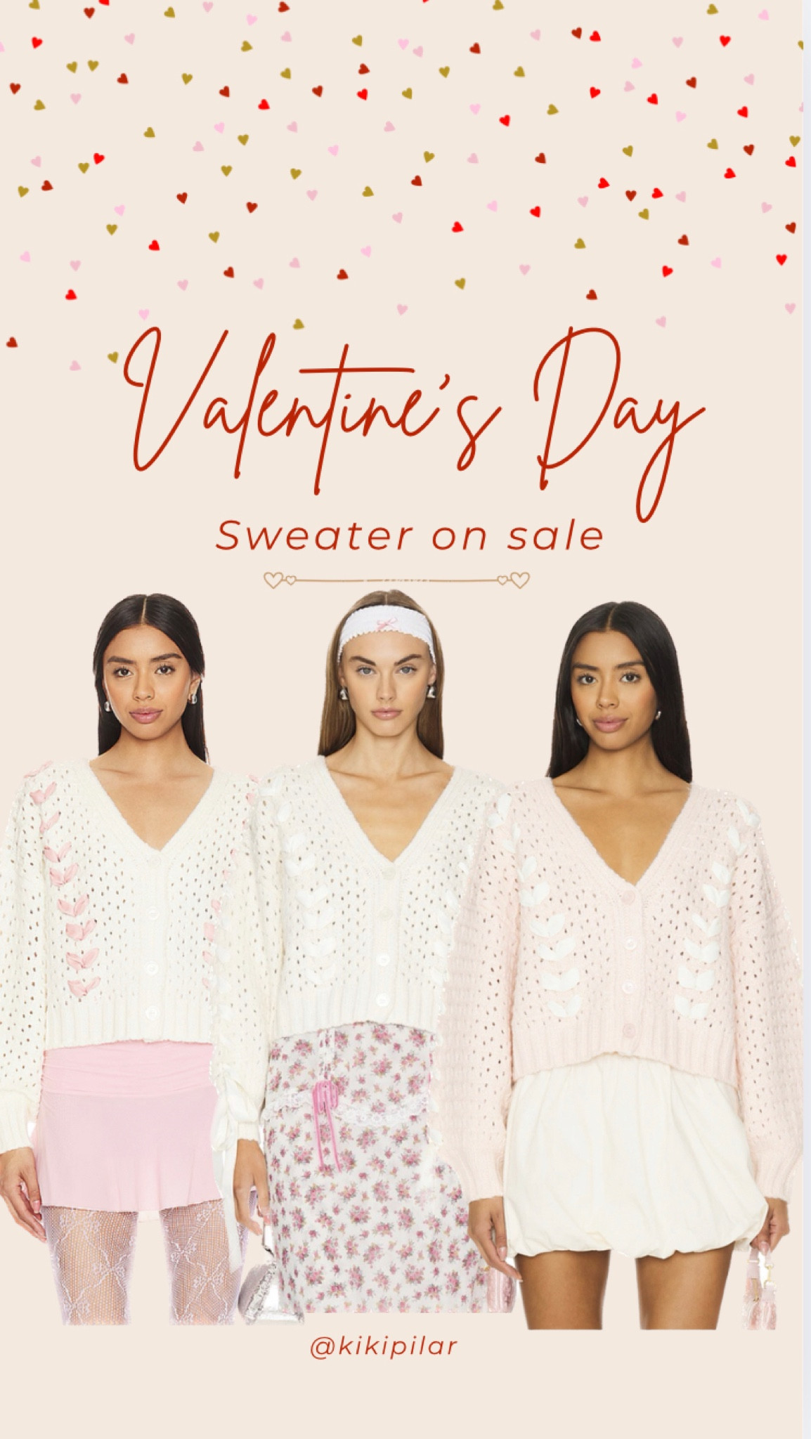 Valentine’s Day outfit inspo
Sweaters on sale
Oversized sweater
Pink and white sweater
Valentine’s Day sweater
What I ordered Valentine’s Day
Ribbon sweater
Valentine’s Day date night
Galentine
Galentine’s Day
Bow sweater
Valentines Day party

#LTKSaleAlert #LTKStyleTip #LTKParties