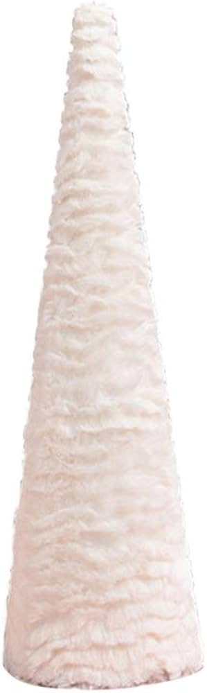 Amosfun Tabletop Miniature Pine Tree Cone Shaped Small Pine Tree Ornaments Flannel Christmas Tabl... | Amazon (US)