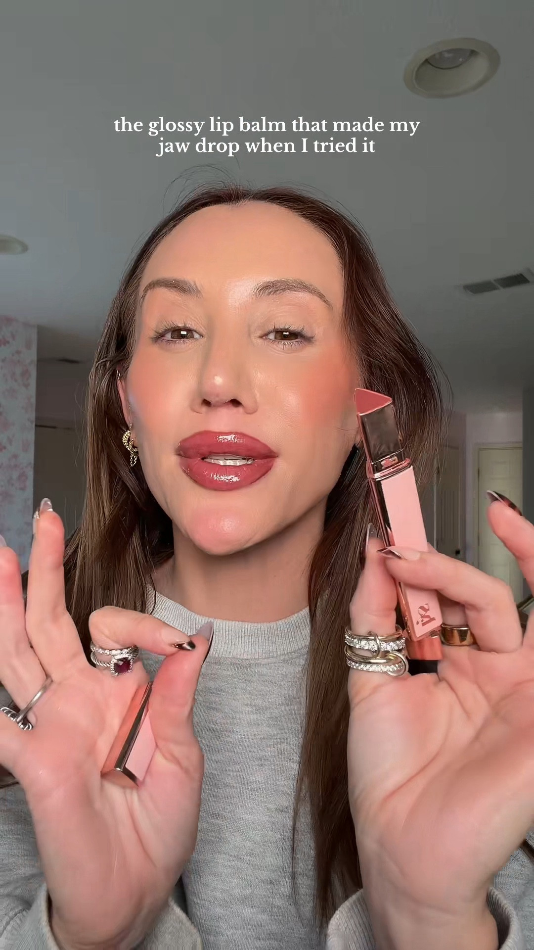 The LYS Beauty Speak Love Lip Plump Balm in Visionary gives glossy, hydrated lips with a soft plumping effect and fuller-looking finish #lipbalm #lipgloss #lysbeauty #makeup

#LTKBeauty