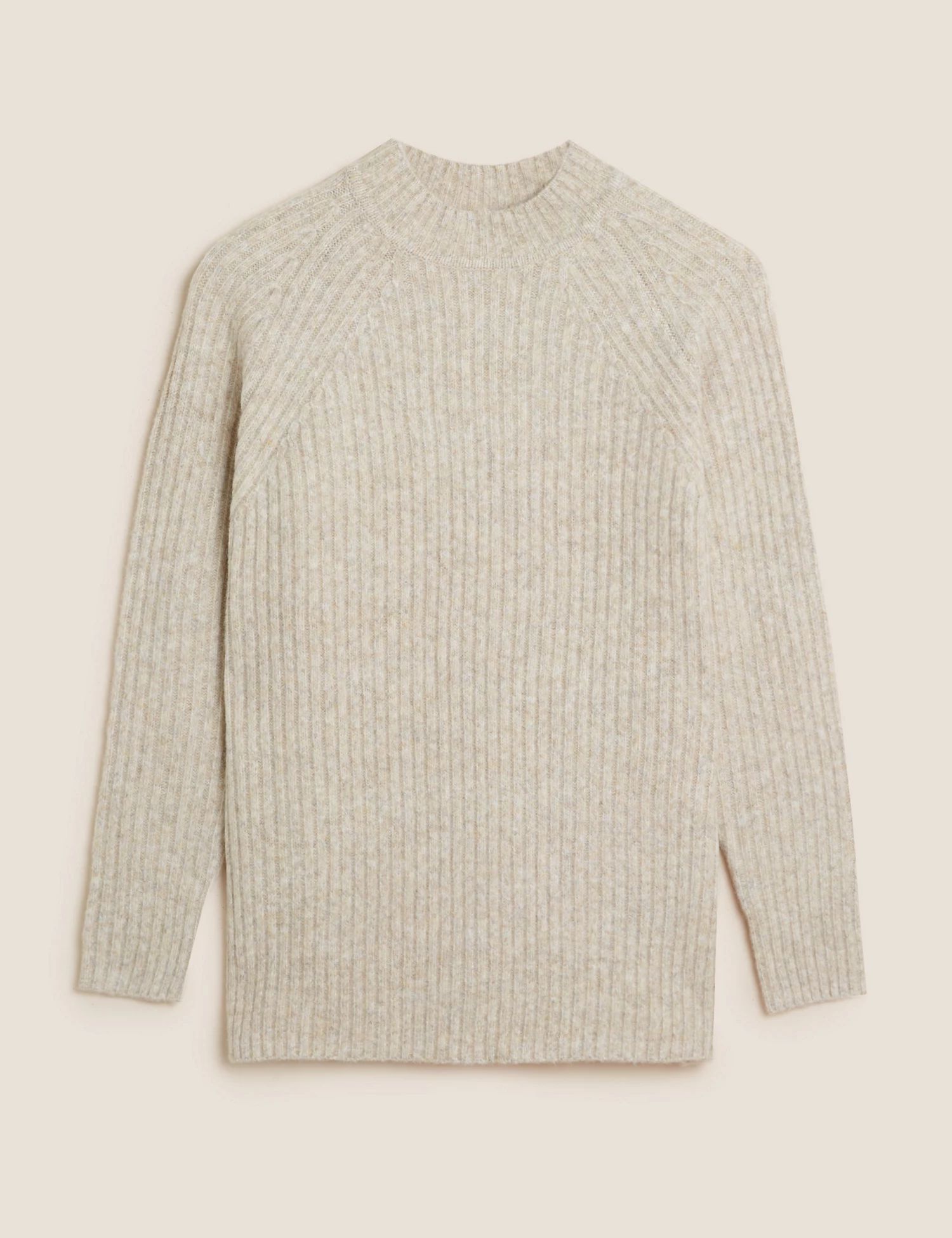 Recycled Blend Ribbed Relaxed Jumper | M&S Collection | M&S | Marks & Spencer (UK)