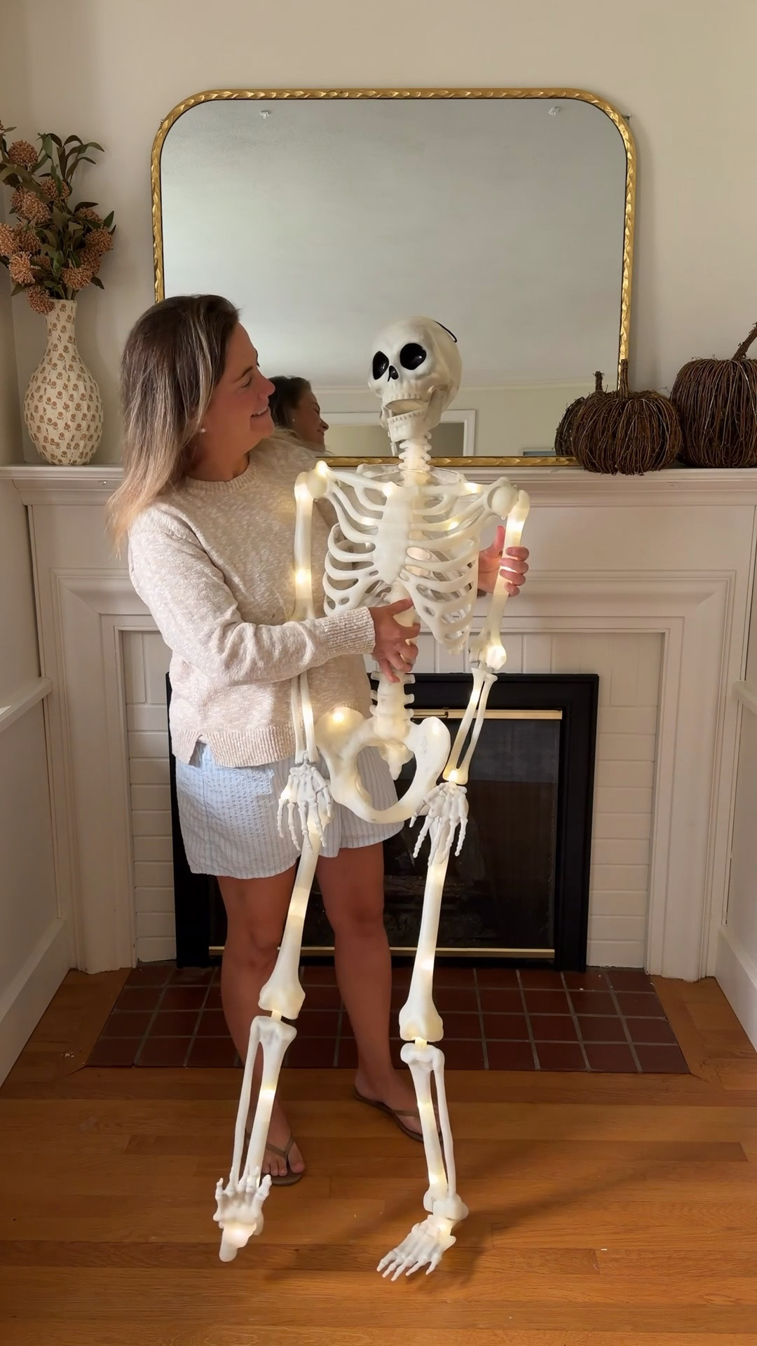 I love nothing more than Halloween decor that is extra and lights up and this guy is both! It’s SUCH a great price and it has three light settings. It’s great indoor or outdoor decor too.

#LTKSeasonal #LTKHome