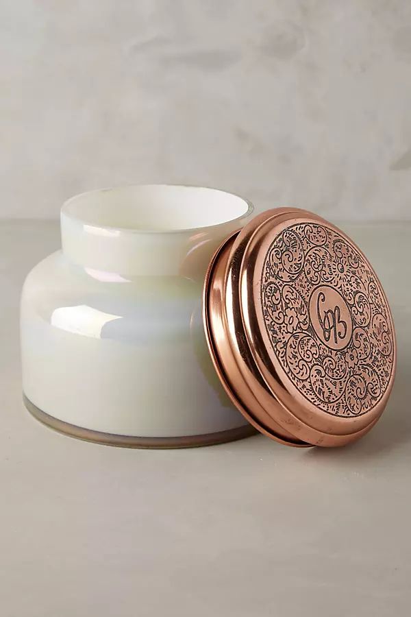 Capri Blue Giant Mercury Glass Jar Candle By Capri Blue in White Size L | Anthropologie (US)