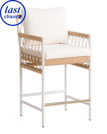 Counter Stool With Rope Detailing | Marshalls